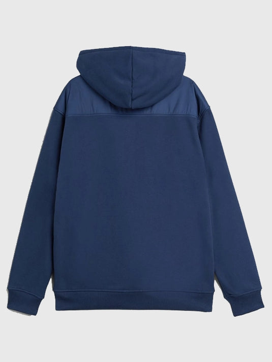 2025 Adidas Wilpshire Spzl Zip Up Hoodie crafted in navy blue fleece for everyday sporty wear.