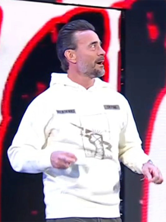 CM Punk Beige Hoodie