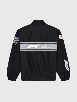 2026 Miami Grand Prix Malbon Formula 1 Track Jacket designed with streamlined fit and clean athletic styling