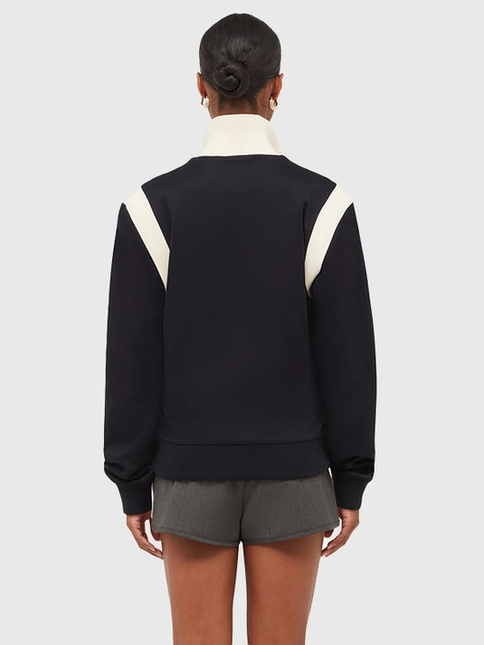 Black Adidas x Wales Bonner 2025 track jacket recreation with contrast stripes and premium athletic finish.