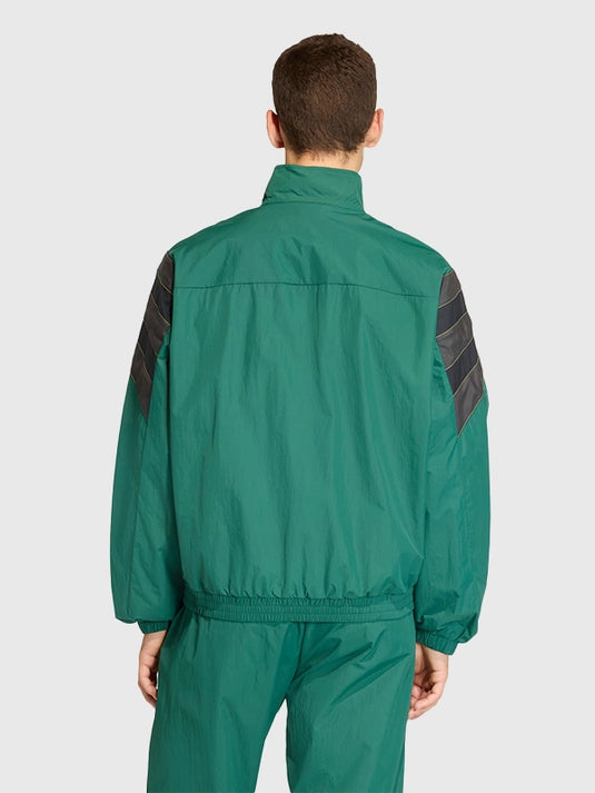 Green Adidas Laneway Lookbook 2026 Santiago track jacket recreated with a classic zip-front style