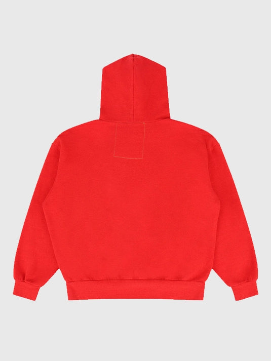 RECREATED New England Patriots Aviator Nation 2026 pullover hoodie in red with helmet graphic detail