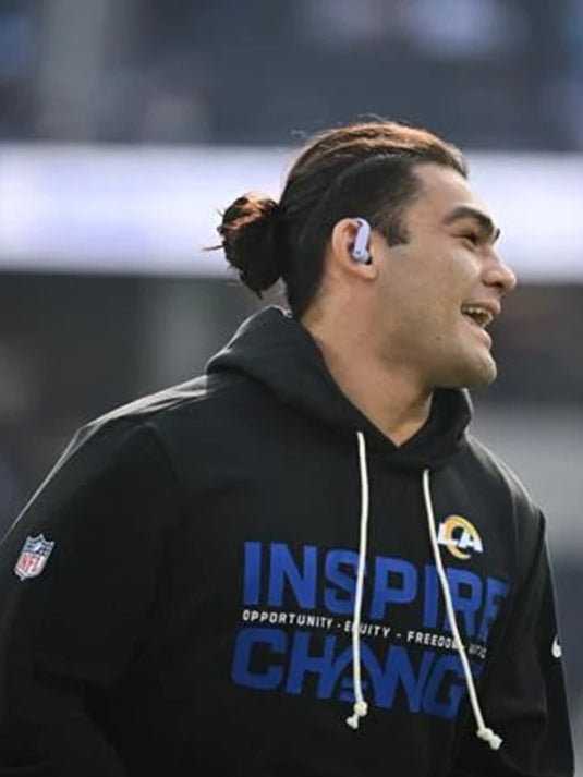 Puka Nacua Rams 2025 Inspire Change Hoodie