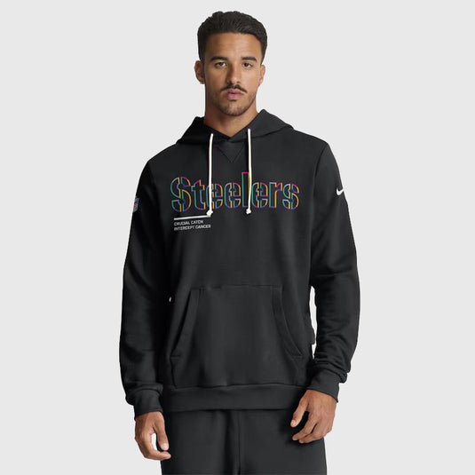 2025 Pittsburgh Steelers Black Crucial Catch Hoodie