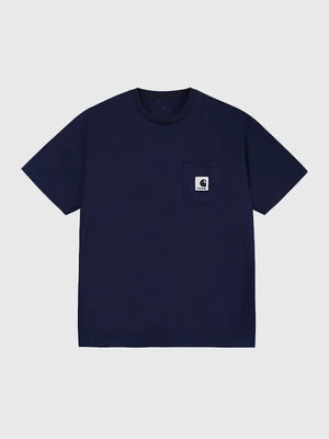 Blue F.C. Real Bristol Carhartt WIP 2026 pocket tee recreated with soft texture and modern casual styling