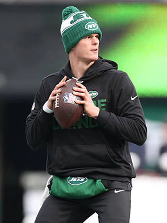 Brady Cook inspired Jets 2025 Inspire Change pullover hoodie with relaxed fit and fleece comfort