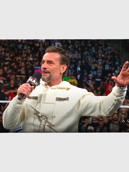 CM Punk Beige Hoodie