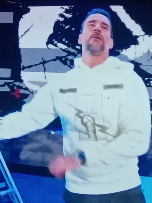 CM Punk Beige Hoodie