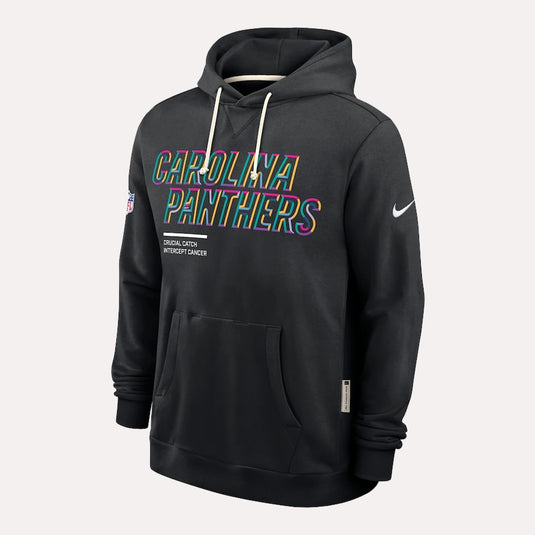 Carolina Panthers 2025 Black Crucial Catch Hoodie