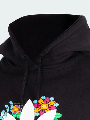RECREATED Adidas Day of the Dead graphic hoodie in black crafted for a standout streetwear look