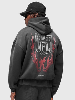 Fanatics Represent Shield Pullover Hoodie featuring tonal design elements, ribbed trims, and elevated athletic-inspired styling