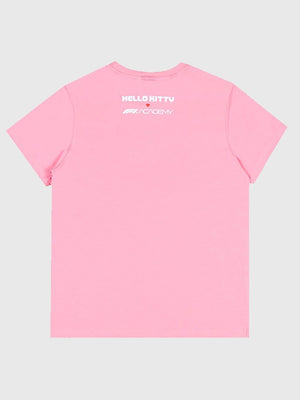 Recreation Formula 1 Academy Hello Kitty Pink Tee made from soft, breathable cotton.