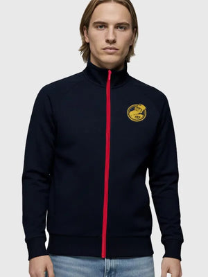 Recreated Chelsea FC Heritage Collection 2026 Pensioners track jacket in navy with full-zip front and classic athletic silhouette