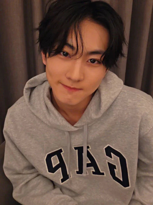 Recreated Jungwon Gap hoodie featuring the classic arch logo and cozy VintageSoft fabric.