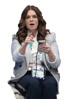 Off-white wool trench coat inspired by Katherine Witt at Milano Cortina 2026 Winter Olympics with classic long coat silhouette