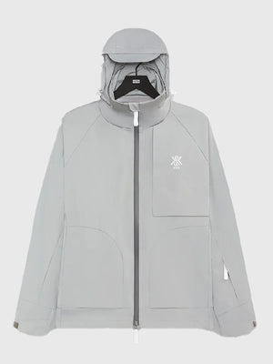 RECREATED Kith x New Balance 2026 Windbreaker Reflective Jacket featuring lightweight construction with reflective detailing and a sleek athletic silhouette