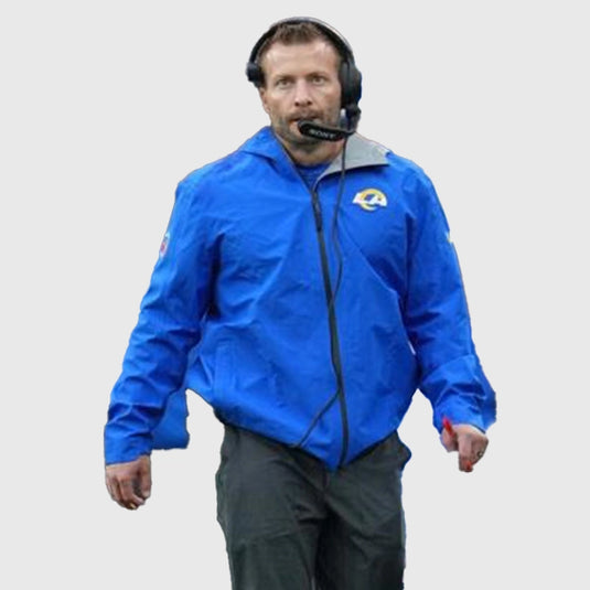 LA Rams 2025 Coach Sean McVay Blue Jacket