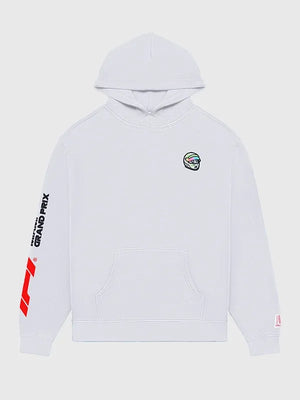 2026 Miami Grand Prix Malbon Formula 1 Hoodie designed with relaxed fit and bold sketch-style artwork across the front
