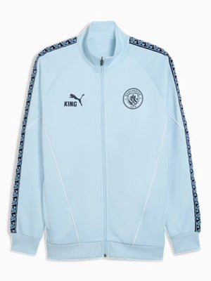 Recreation Puma Manchester City King Anthem full-zip track jacket in light blue with bold club-inspired styling