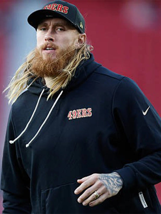 Recreation San Francisco 49ers 2025 Rivalries sideline pullover hoodie in black with soft fleece comfort