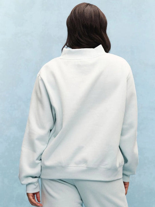 Parke 2026 monochrome sweatshirt featuring a varsity-inspired cut and premium fleece construction