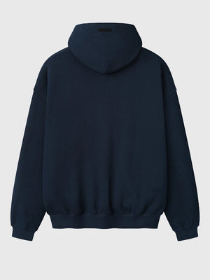 RECREATED Essentials Fear of God 2026 USA Baseball Navy Sport Fleece Pullover Hoodie designed with cozy fleece construction and modern sporty styling