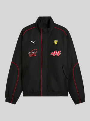 RECREATED - PUMA x Ferrari F1 Lewis Hamilton Black Track Fleece Jacket