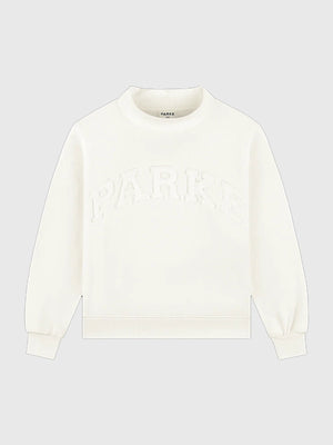 RECREATED Parke 2026 Bridal Varsity Mockneck Fleece Sweatshirt designed with a structured fit and modern minimal styling