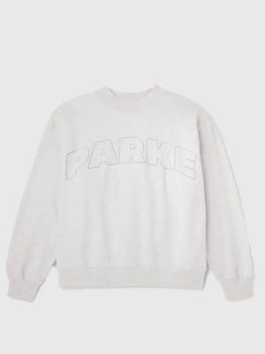 Heather Grey Parke x Target Mockneck Sweatshirt designed with relaxed fit and smooth everyday wear finish