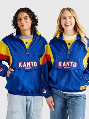 Pokémon x Target Multicolor Kanto Starter Pullover Jacket with half-zip closure and playful character-inspired graphic accents