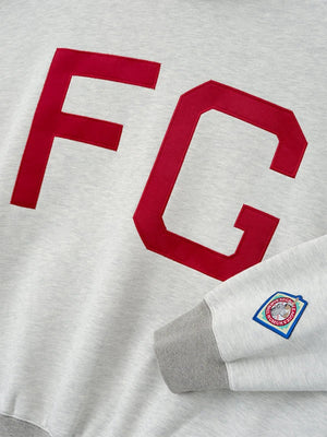 Jackie Robinson x NLBM Essentials Fear of God Grey Pullover Hoodie featuring clean graphics and premium cotton blend construction