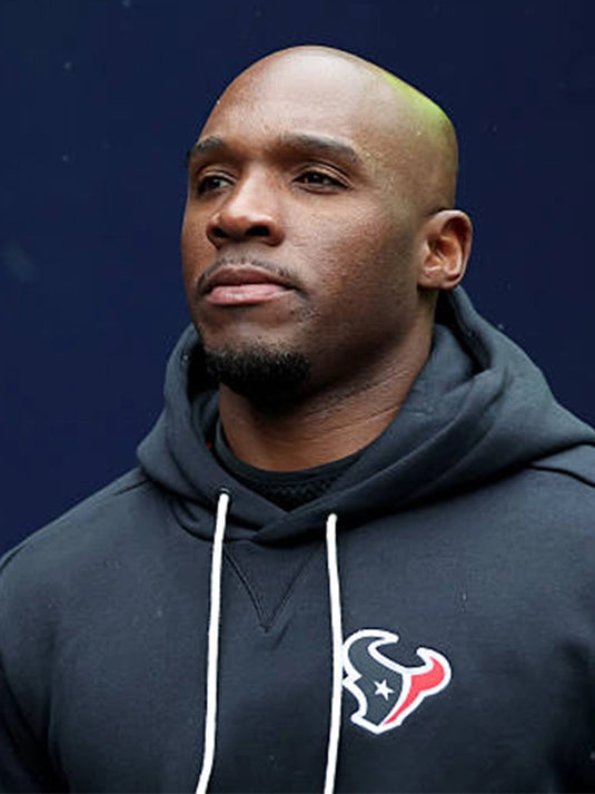 Houston Texans 2025 Nike sideline hoodie in navy featuring a polished, calm sideline aesthetic