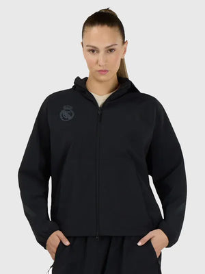 Real Madrid Adidas Urban Z.N.E. Track Jacket designed with streamlined fit and clean club-inspired detailing