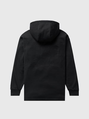 Recreated unisex Burton x UNDEFEATED fleece hoodie designed for movement and casual layering