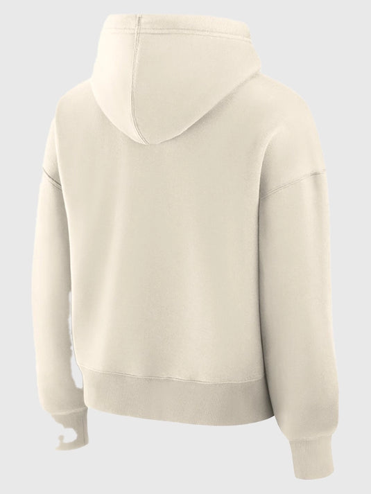 Cream RECREATED Seahawks 2026 Fanatics Legacy hoodie with soft, streetwear-friendly construction