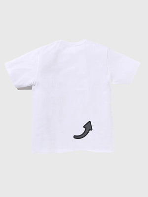 White A Bathing Ape Kuromi 2026 tee crafted from soft cotton with relaxed unisex silhouette