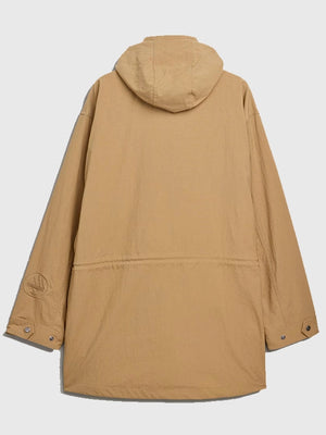 Longridge SPZL Adidas Hooded Parka Jacket crafted with extended silhouette, adjustable hood, and premium weather-ready construction