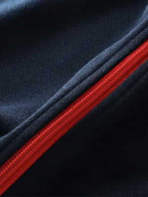 Recreated navy Chelsea FC Heritage Collection track jacket offering lightweight comfort and everyday sportswear style