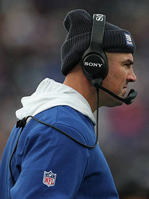 Recreated 2025 Colts coach bomber jacket in blue featuring a clean sideline-ready silhouette
