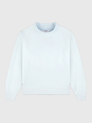 Parke 2026 mockneck sweatshirt crafted in warm fleece with a timeless varsity-inspired style