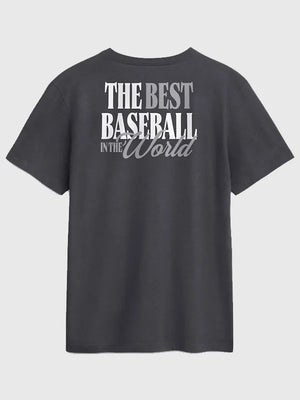 RECREATED Nike Venezuela Champions Locker Room T-Shirt in Charcoal offering relaxed everyday wearability with bold tournament celebration styling