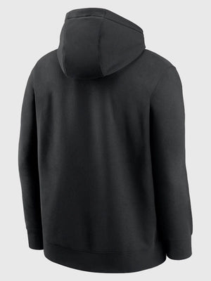 Nike black fleece hoodie featuring NFC East Division Championship graphics from Philadelphia Eagles 2025 Locker Room Trophy Collection