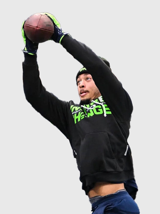 Inspire Change 2025 Seattle Seahawks hoodie inspired by Jaxon Smith-Njigba with bold social message details