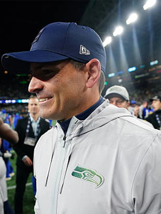 Recreation Seahawks 2025 Rivalries hooded anorak jacket with clean half-zip outerwear construction