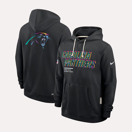 Carolina Panthers 2025 Black Crucial Catch Hoodie