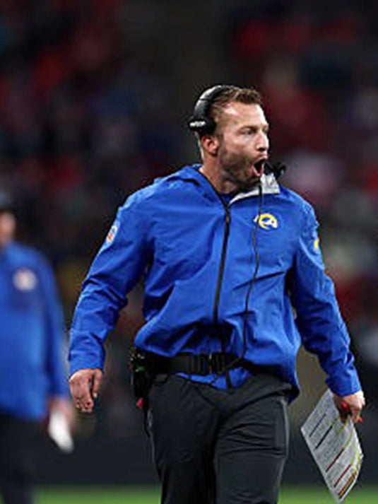 LA Rams 2025 Coach Sean McVay Blue Jacket