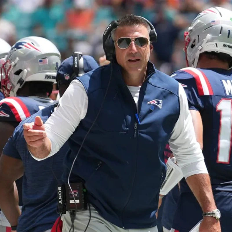 2025 Mike Vrabel Patriots Vest