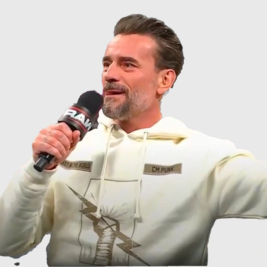 CM Punk Beige Hoodie