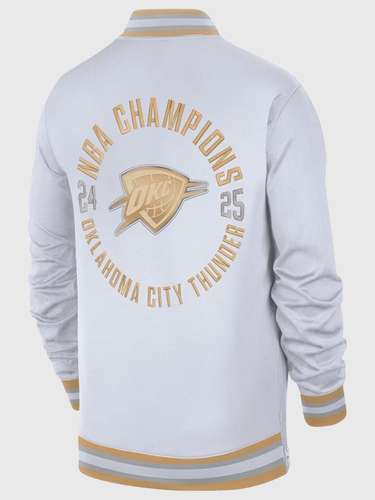 2025 Oklahoma City Thunder Finals Champions Banner Raising Ceremony Jacket