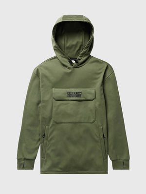 Recreated unisex 2026 Burton x UNDEFEATED fleece performance hoodie with a bold athletic streetwear feel